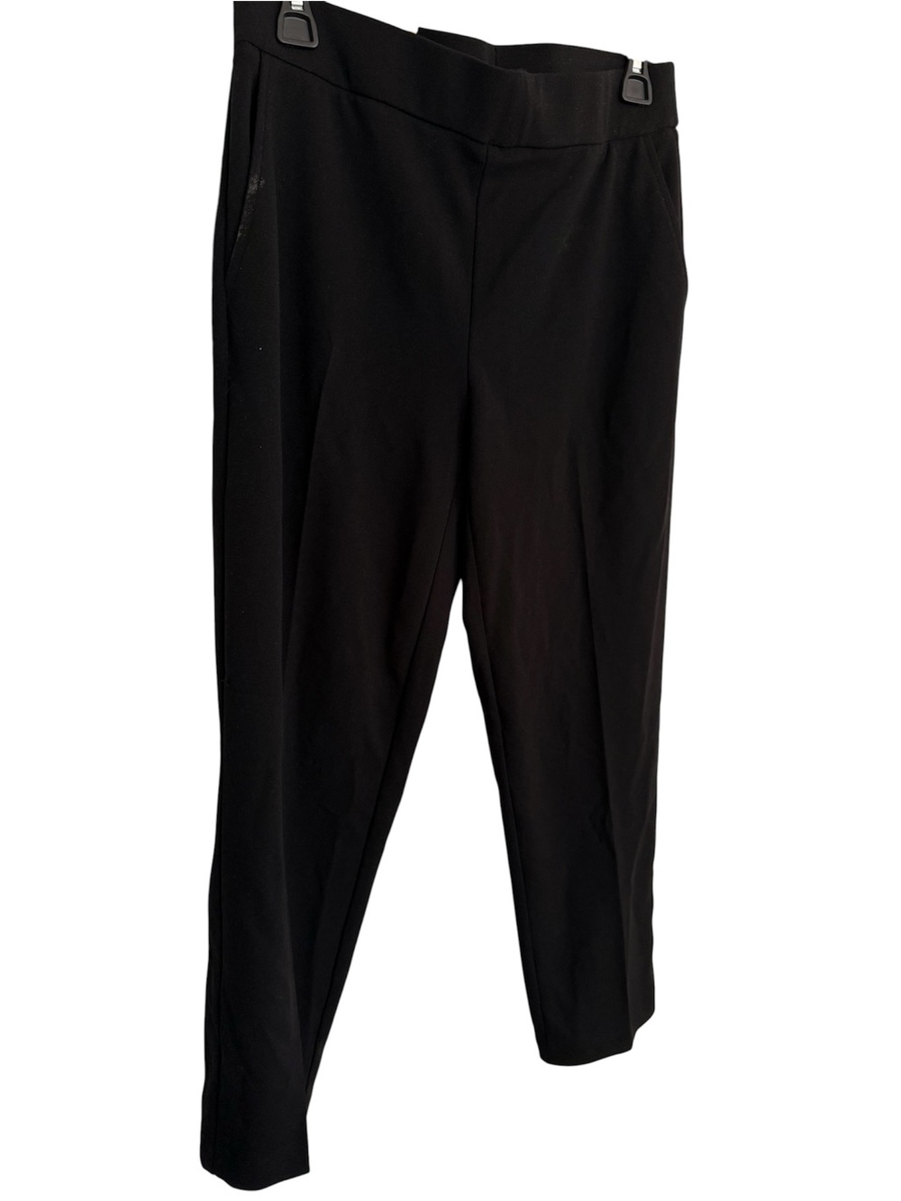Hilary Radley Black Straight-Leg Women's Pants